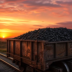 Coal in Rail Car