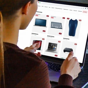 person online shopping