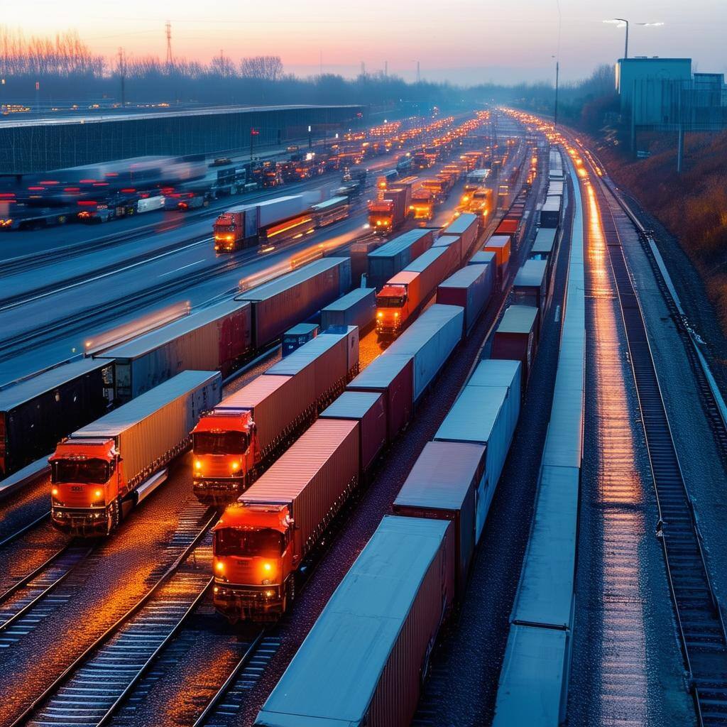 transportation intelligence using freight trains and trucks